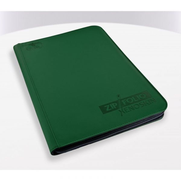 portfolio ultimate guard zip folio xenoskin vert a4 360 cartes
