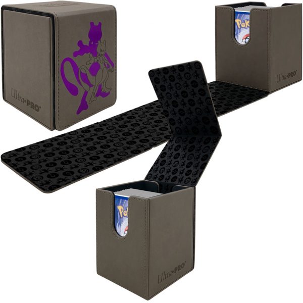 6030 accessoires pokemon deck box mewtwo gris violet