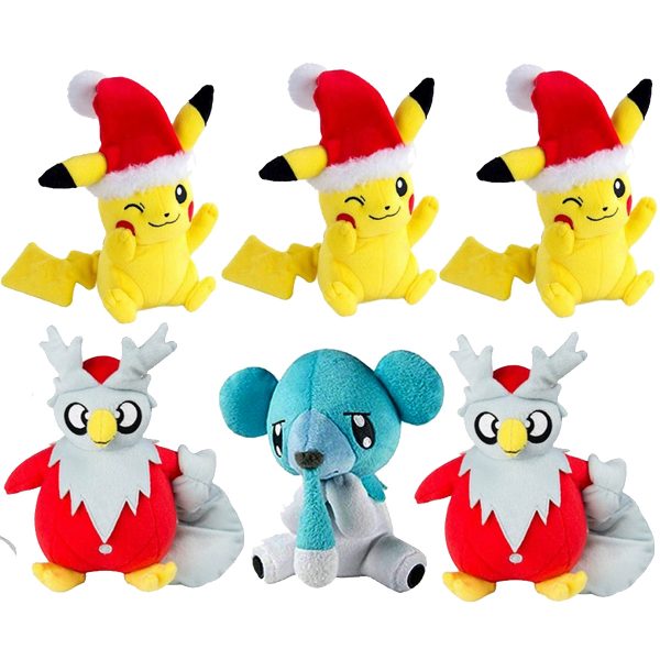 6232 figurines pokemon peluche lot de 6 serie n 3 pikachu polarhume 2 cadoizo
