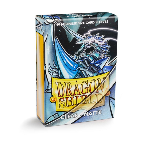 dragon shield japanese matte sleeves 60 clear 1